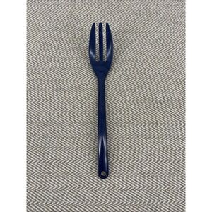 Trudeau Blue Melamine Solid Serving Cooking Fork